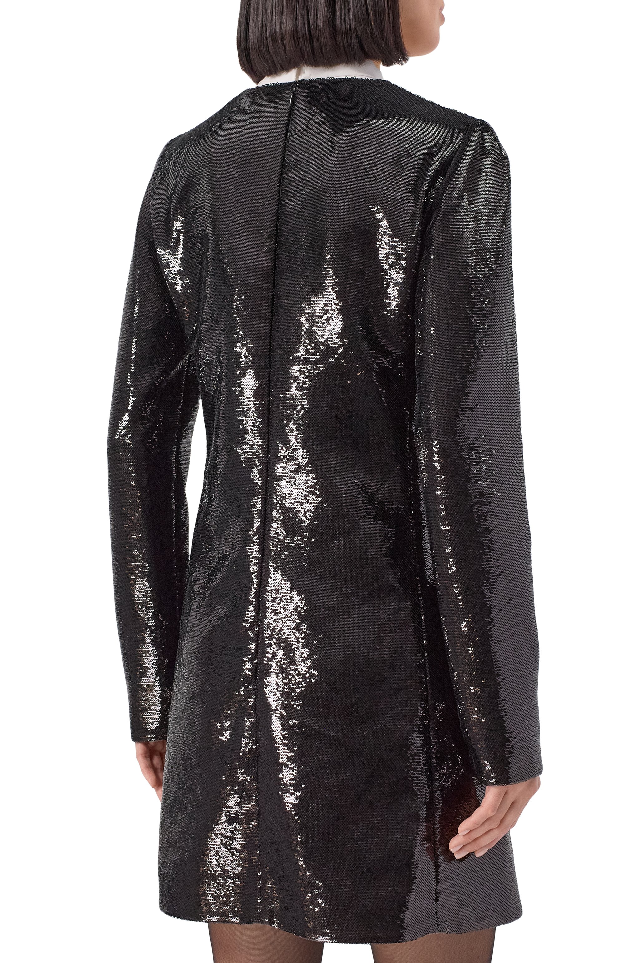 Платье с отделкой пайетками GIAMBATTISTA VALLI, арт. 25FWPVCA5007/01PAI, фото 4