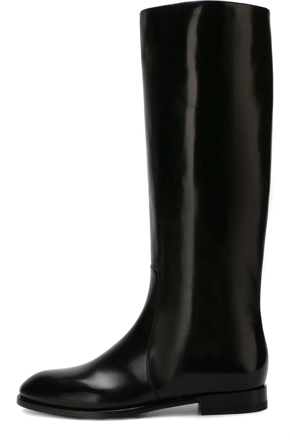 Кожаные сапоги на низком каблуке SANTONI, арт. WSRV56856BJ4CBGNN01, фото 3