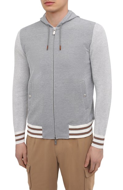 Хлопковая толстовка ELEVENTY PLATINUM, арт. C76GIAC04 TES0C165, фото 3