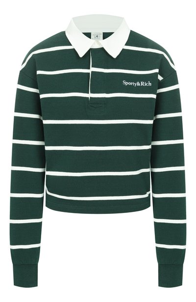 Хлопковое поло SPORTY AND RICH, арт. ST008606300GR51, фото 1