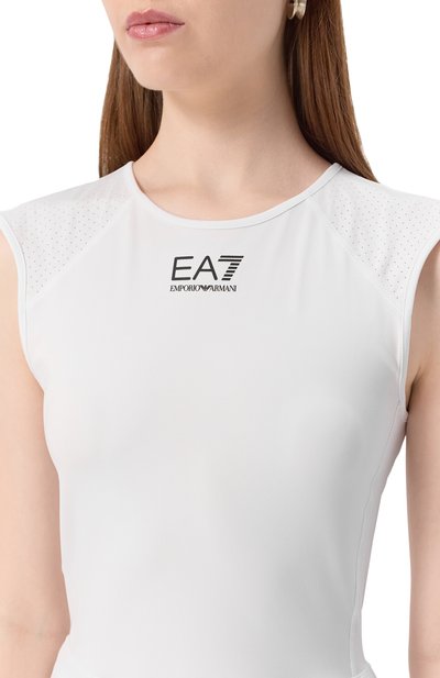 Комплект из платья и шорт EA7 белого цвета по цене 22200 руб., арт. 7W000347/AF13282, фото 4 Комплект из платья и шорт EA7, арт. 7W000347/AF13282, фото 4