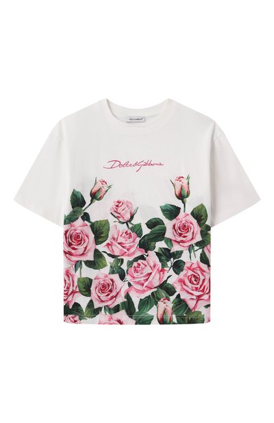 Хлопковая футболка DOLCE & GABBANA, арт. L5JTNL/II7GI/8-14