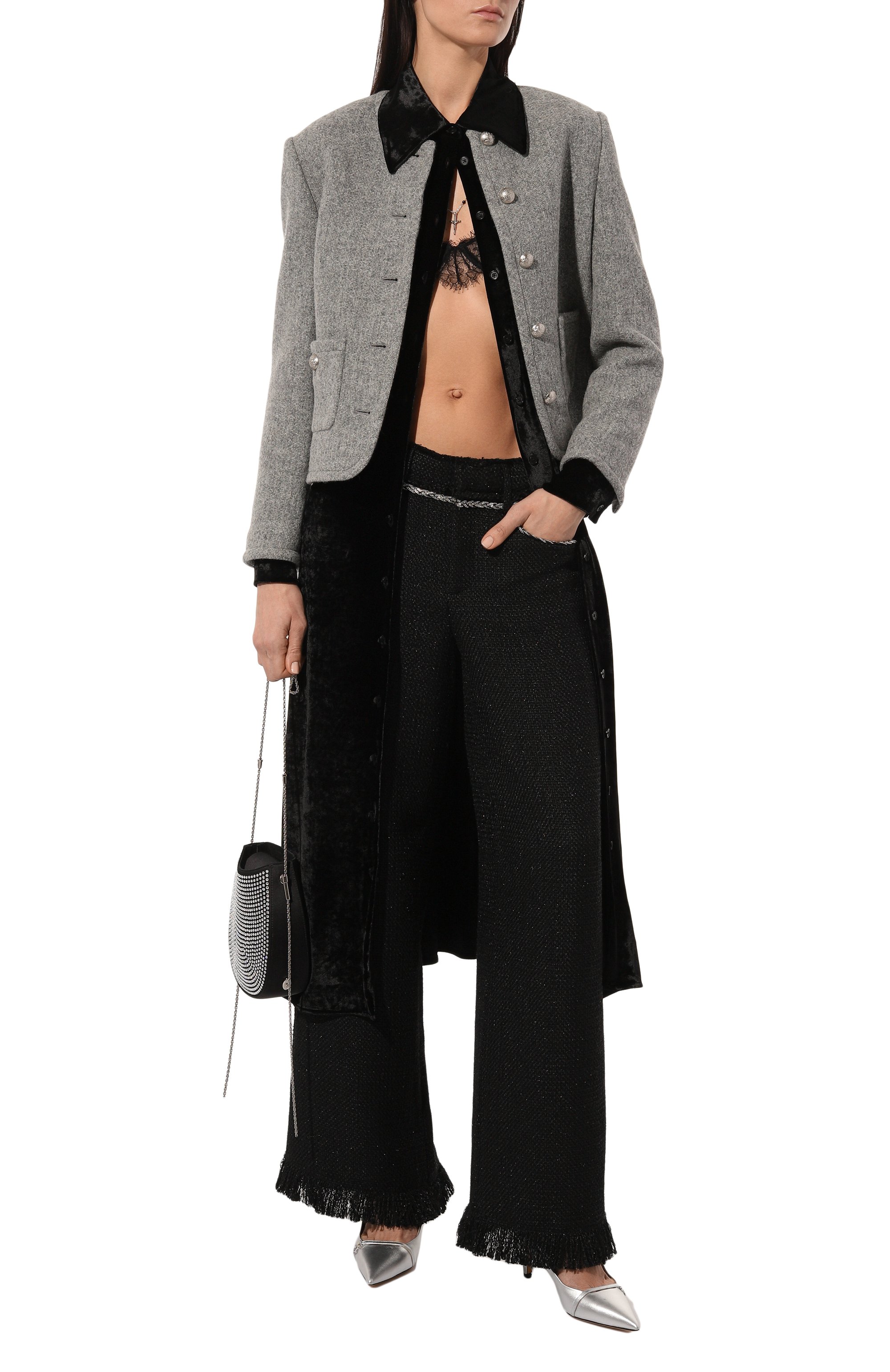 Кожаные туфли KITON серебряного цвета по цене 92400 руб., арт. D57820K0909D, фото 2 Кожаные туфли KITON, арт. D57820K0909D, фото 2