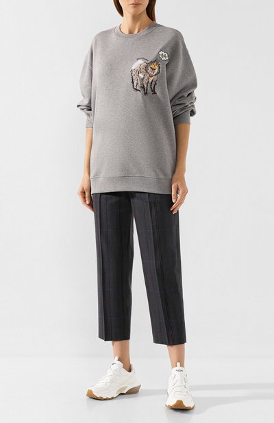 Хлопковый свитшот ACNE STUDIOS, арт. CI0028/W, фото 2