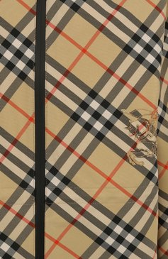 Женская куртка BURBERRY бежевого цвета, арт. 8087231 | Фото 6 (Материал внешний: Синтетический материал; Рукава: Длинные; Длина (верхняя одежда): Короткие; Кросс-КТ: Легкие, Куртка; Стили: Кэжуэл)
