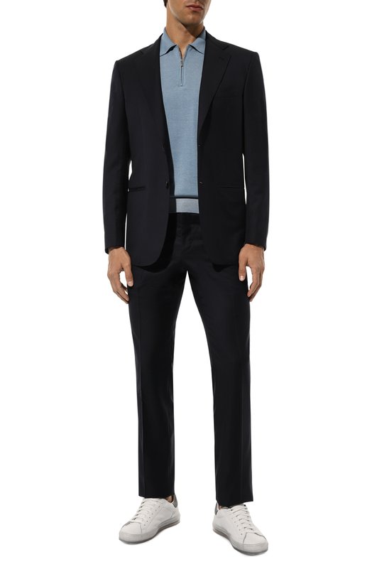 Шерстяной костюм Kiton UA81K0127003 Синий  UA81K0127003 Фото 2