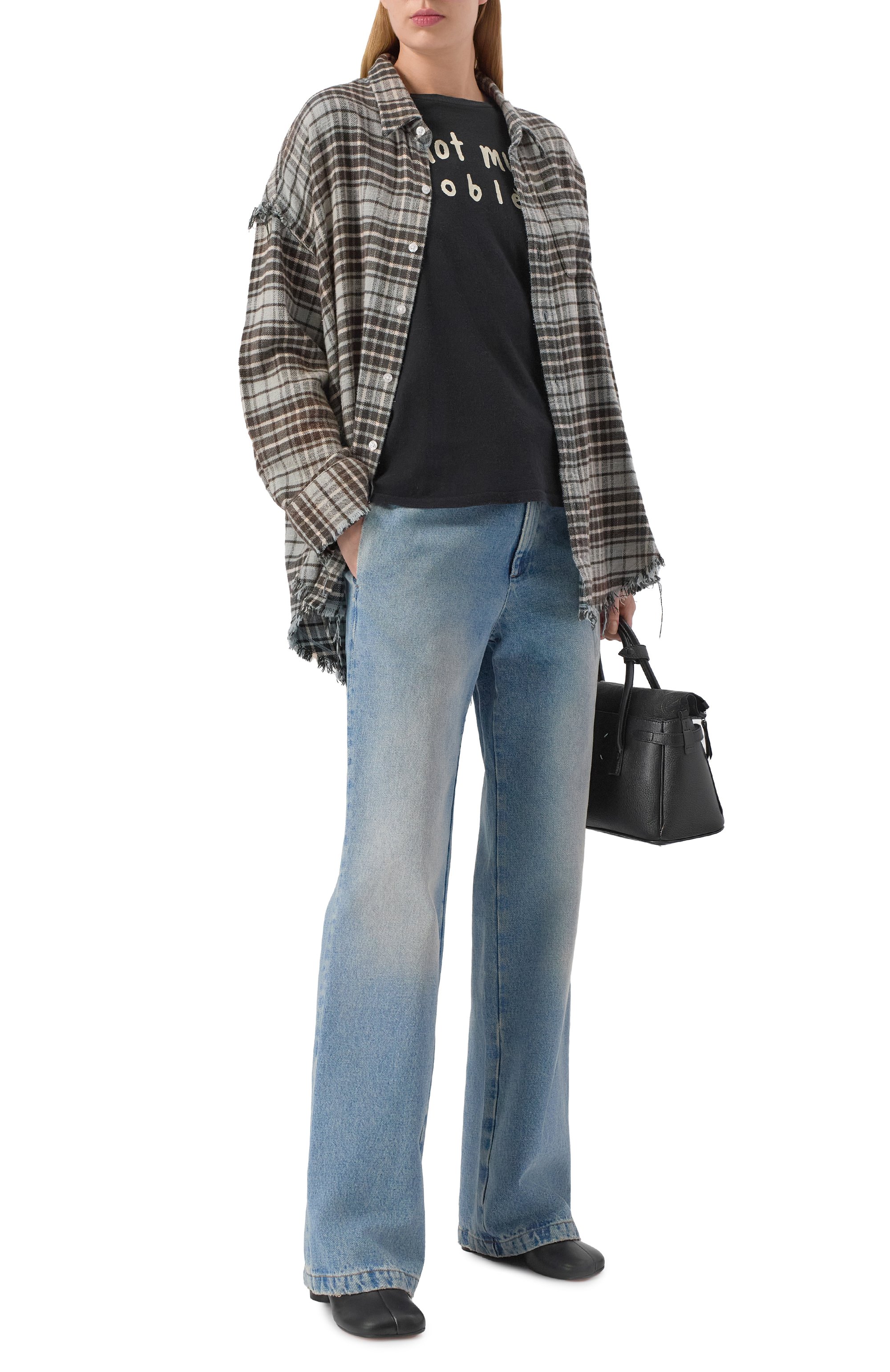 Футболка из хлопка и кашемира R13, арт. R13WK001-K131A, фото 2