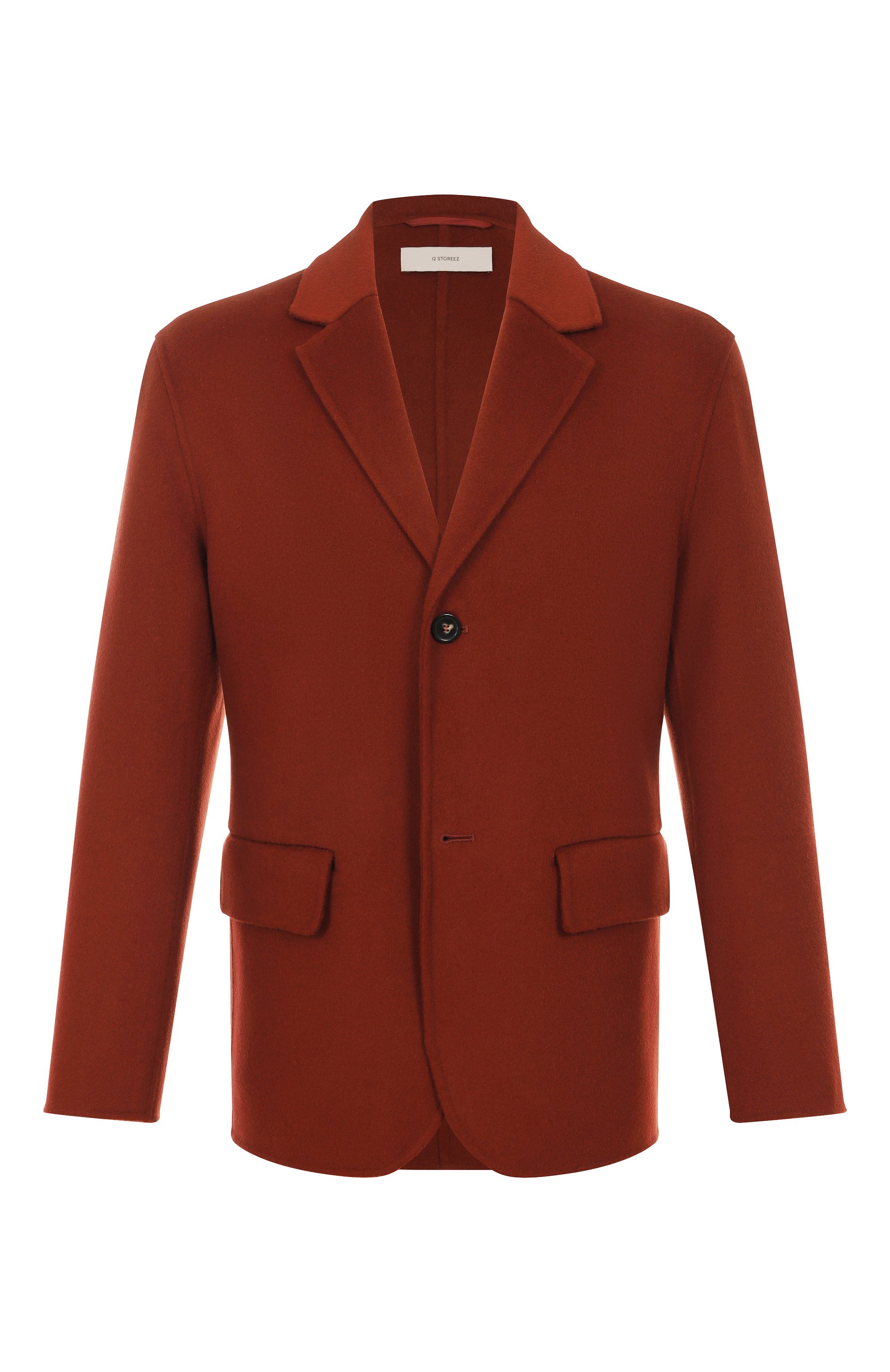 Пиджак из шерсти и кашемира 12 STOREEZ коричневого цвета по цене 49000 руб., арт. 127944, фото 1 Пиджак из шерсти и кашемира 12 STOREEZ, арт. 127944, фото 1
