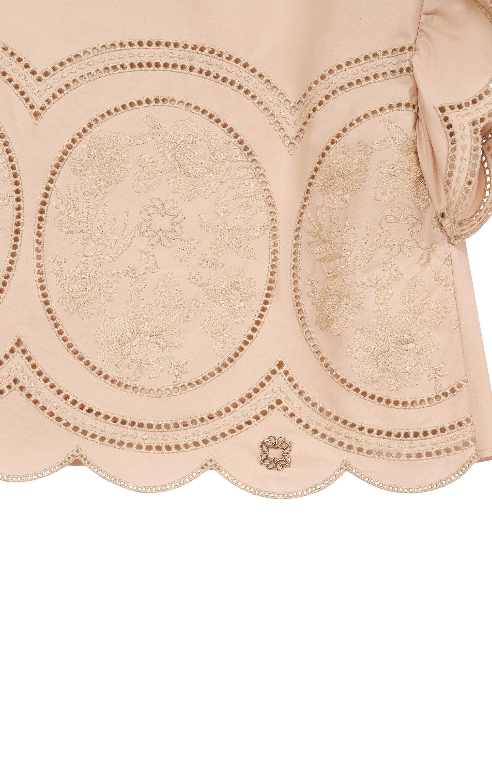 Хлопковый топ ELIE SAAB JUNIOR, арт. EFTP028 V1/TS0724 RIC05, фото 3