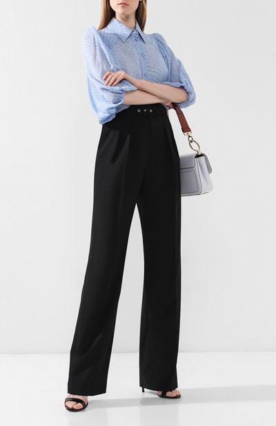 Брюки с поясом REDVALENTINO черного цвета по цене 37150 руб., арт. SR0RB1A0/00J, фото 2 Брюки с поясом REDVALENTINO, арт. SR0RB1A0/00J, фото 2