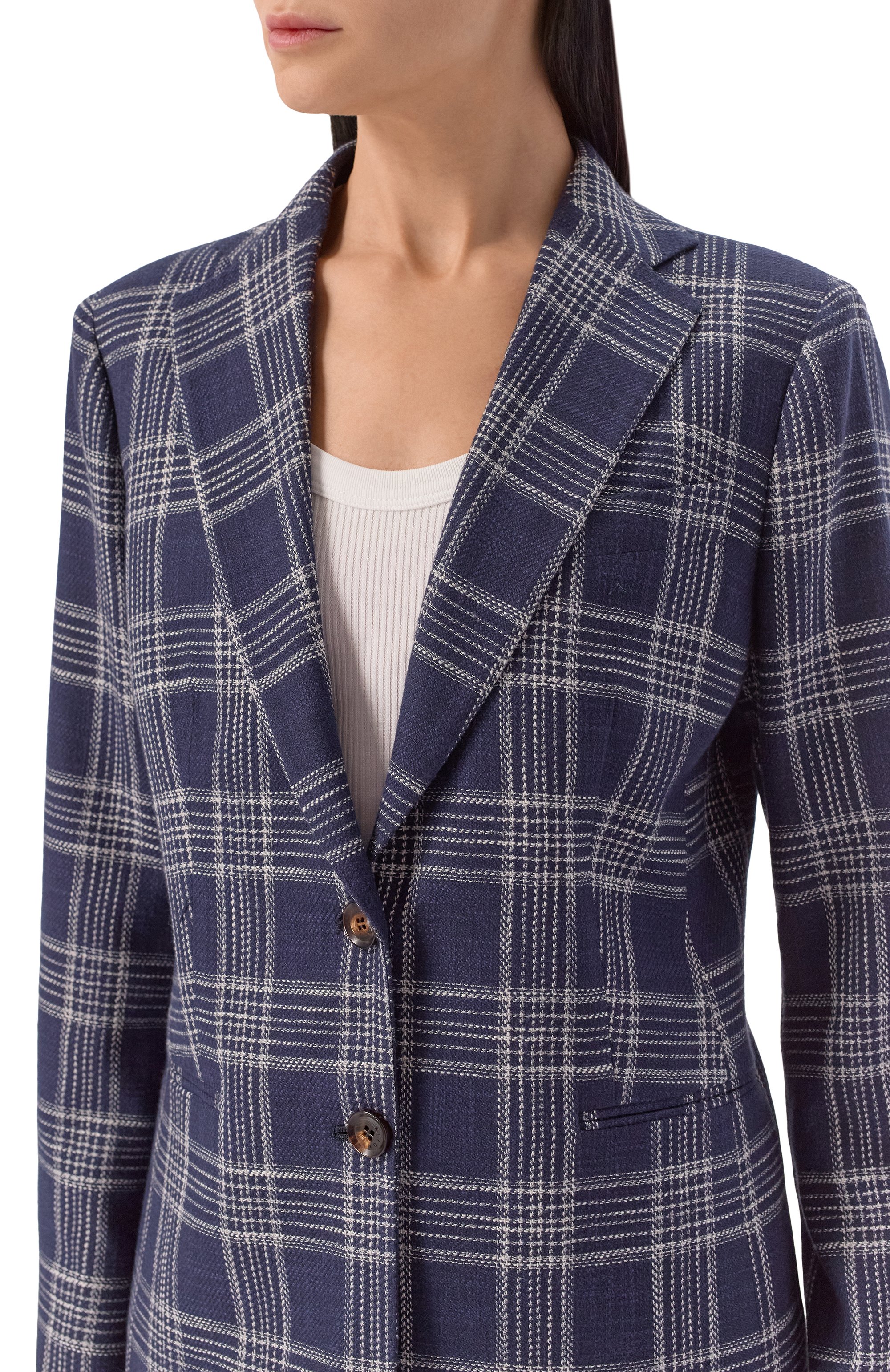 Жакет из шелка и хлопка KITON, арт. D23501K0650G10, фото 5