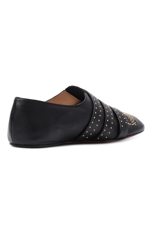 Кожаные балетки Susanna Chloé CH26S16YUR Чёрный  CH26S16YUR Фото 5