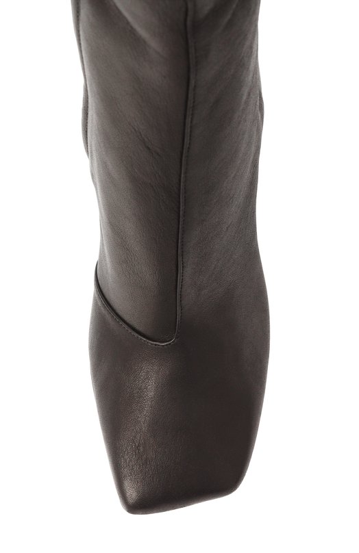 Кожаные ботильоны Maison Margiela S58WU0385/P3753 Чёрный  S58WU0385/P3753 Фото 6