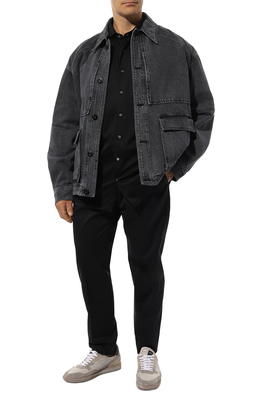 Хлопковая рубашка VAN LAACK черного цвета по цене 32100 руб., арт. PER-L/180031/3XL, фото 2 Хлопковая рубашка VAN LAACK, арт. PER-L/180031/3XL, фото 2