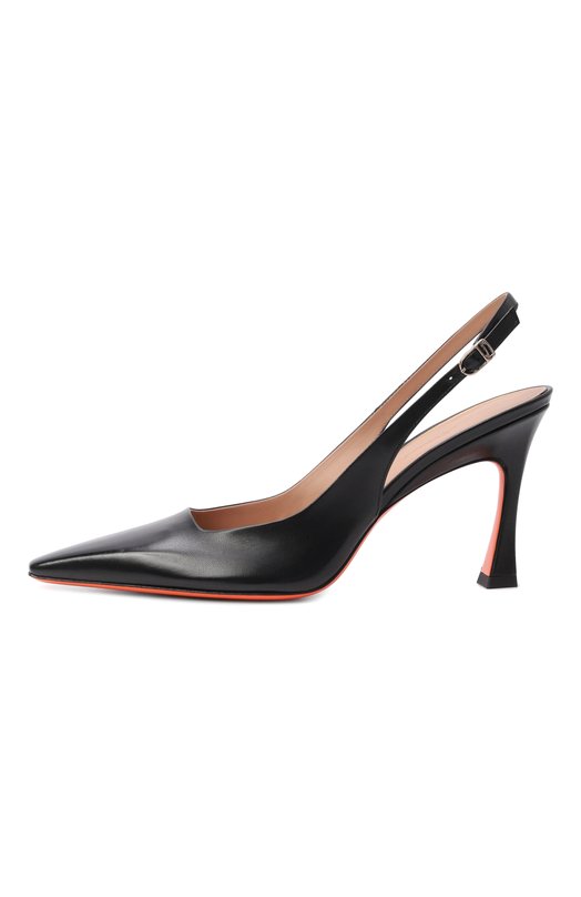 Кожаные туфли  Santoni WDTG72277HA2NWLN Чёрный  WDTG72277HA2NWLN Фото 4