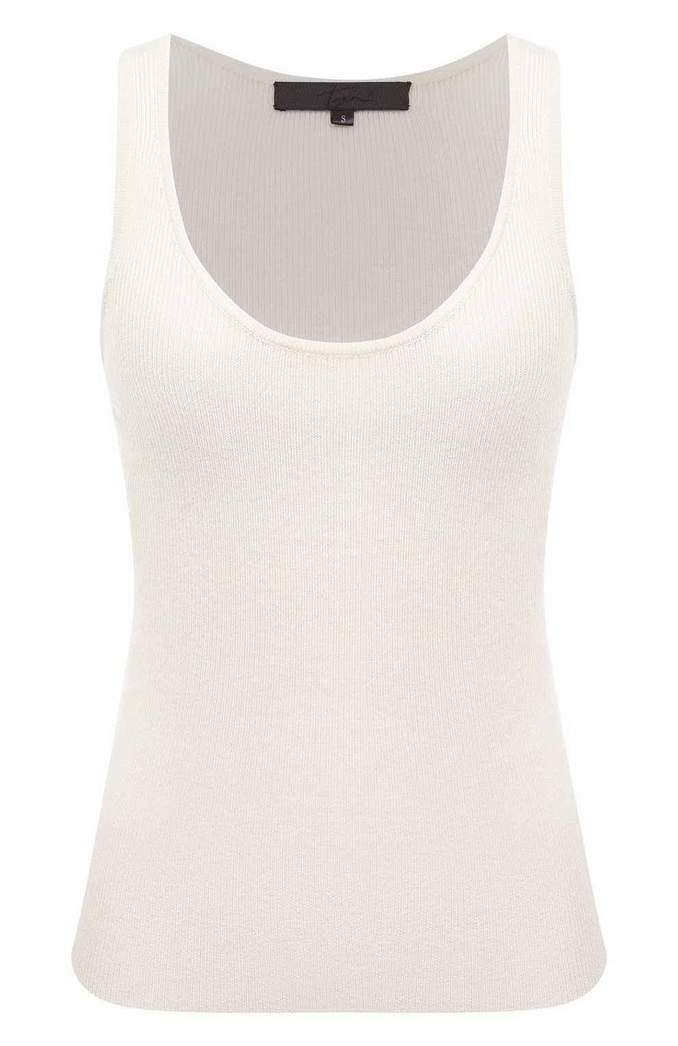 Кашемировая майка TEGIN кремового цвета по цене 24700 руб., арт. 2225-9915, фото 1 Кашемировая майка TEGIN, арт. 2225-9915, фото 1