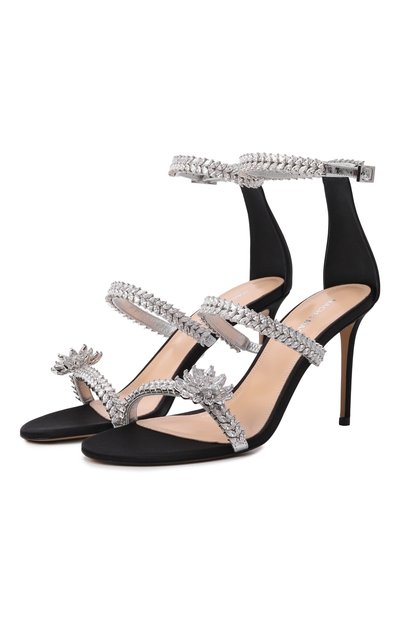 Женские текстильные босоножки lotus flower 100 MACH & MACH, арт. R26S091295CRP600