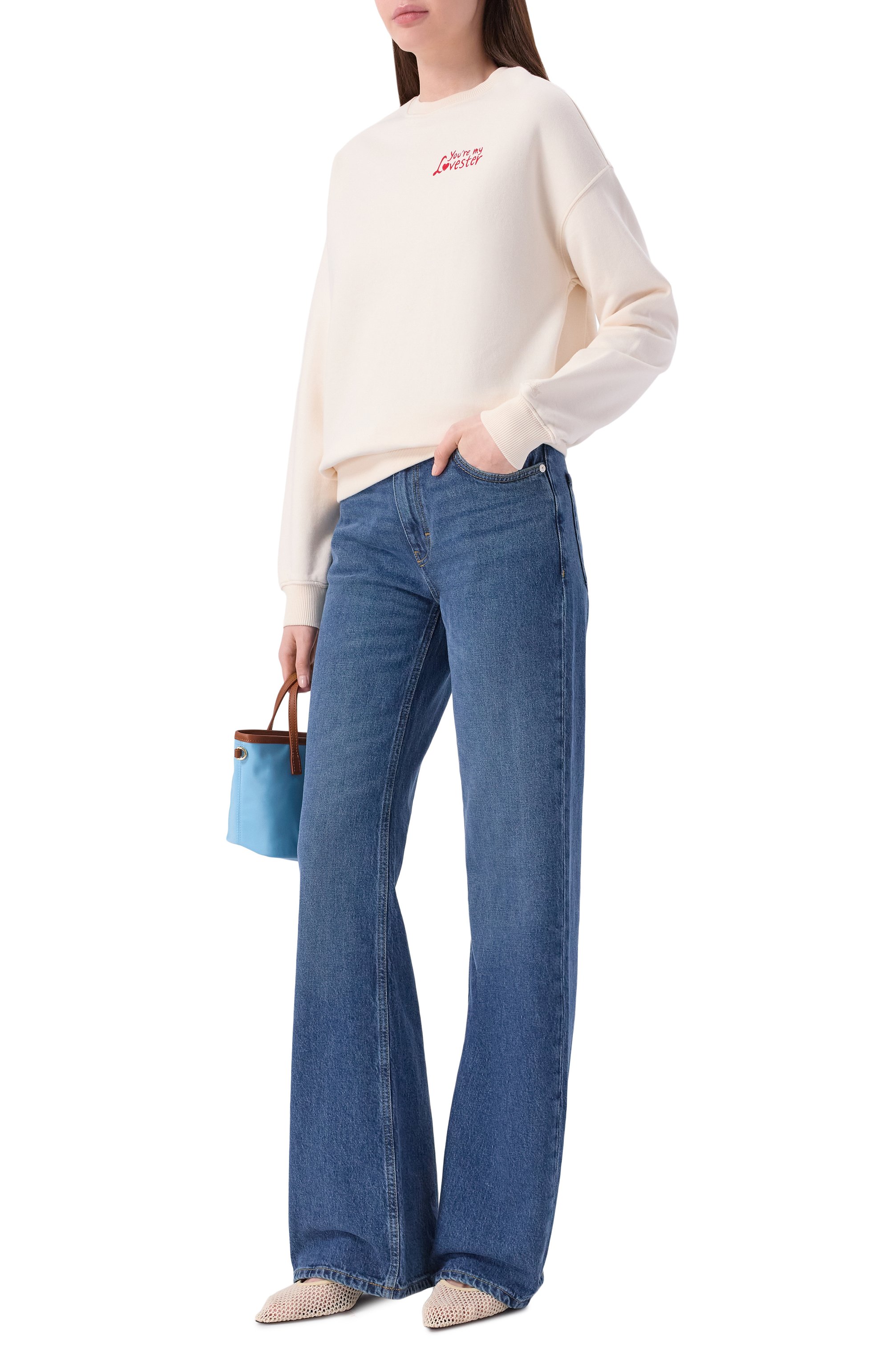 Хлопковый свитшот MC2 SAINT BARTH кремового цвета по цене 19950 руб., арт. STD0001-07537L/STARDUST, фото 2 Хлопковый свитшот MC2 SAINT BARTH, арт. STD0001-07537L/STARDUST, фото 2