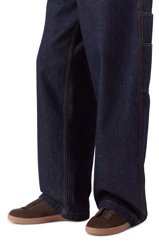 Замшевые кеды Retro Crest Bally MSK0F8/SU012 Коричневый  MSK0F8/SU012 Фото 3