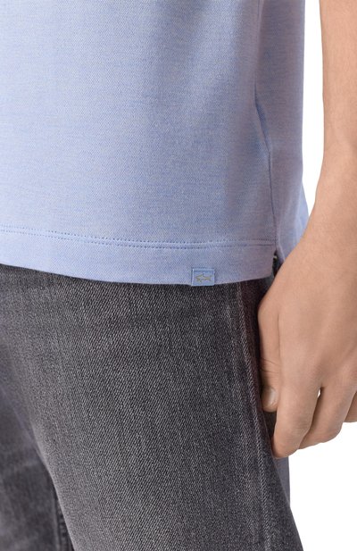 Поло из шелка и хлопка PAUL&SHARK, арт. 26411223_001, фото 5