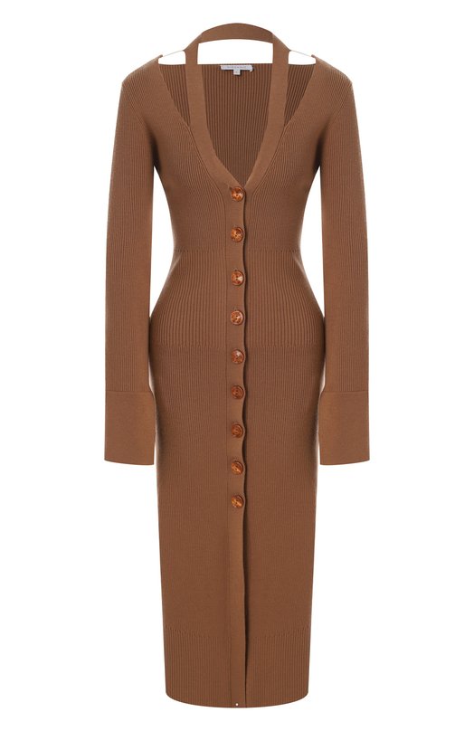 

Шерстяное платье Patrizia Pepe, Коричневый