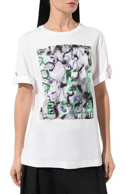 Хлопковая футболка ESCADA SPORT, арт. 5037304, фото 3