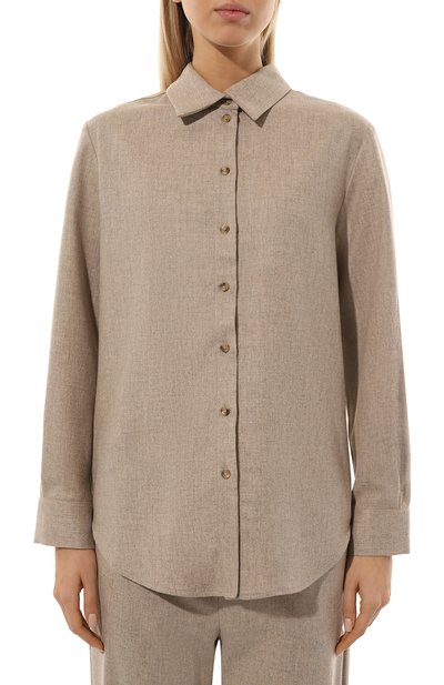 Рубашка из шерсти и кашемира ASCENO, арт. C0RE_T001F37, фото 3