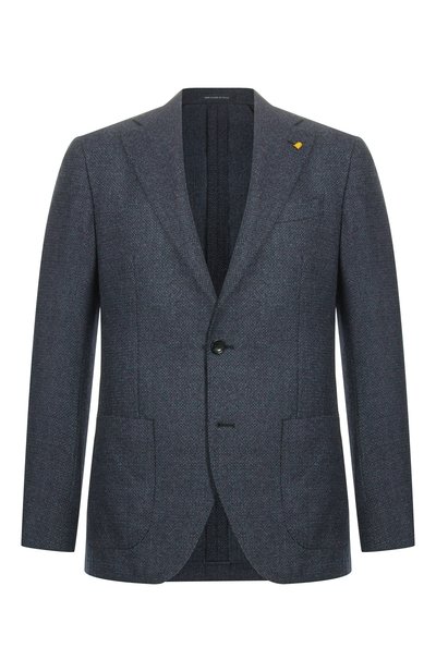 Мужской пиджак из хлопка и шерсти SARTORIA LATORRE, арт. JD74/JI082