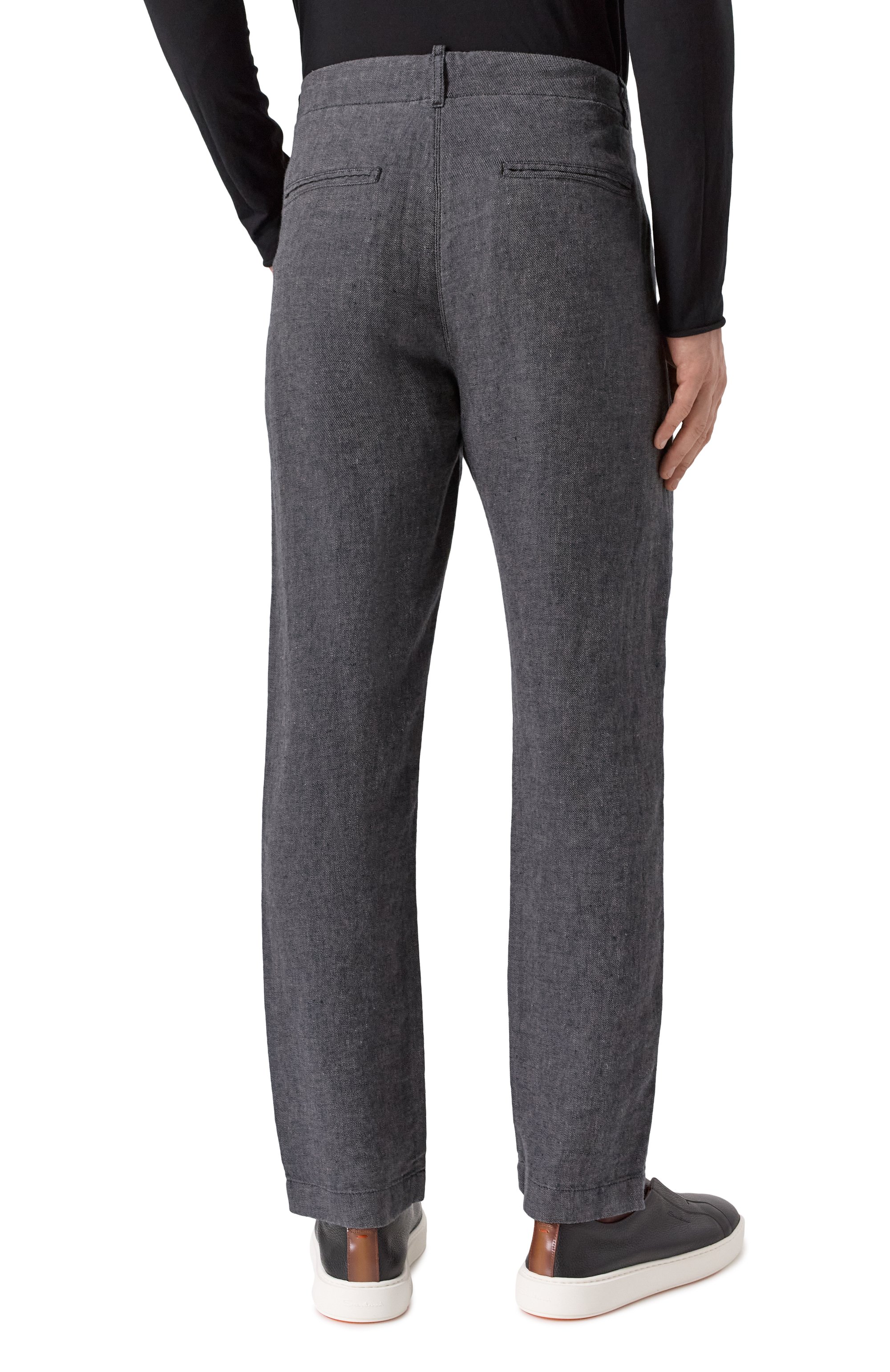 Льняные брюки HANNES ROETHER, арт. BAR21BE.6048/, фото 4