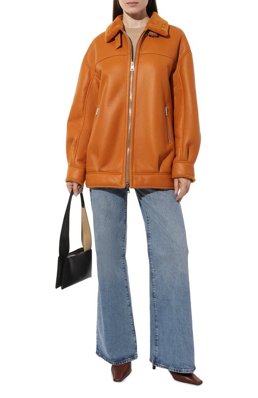 Дубленка из овчины Maslov BM100 Оранжевый  BM100 Фото 2