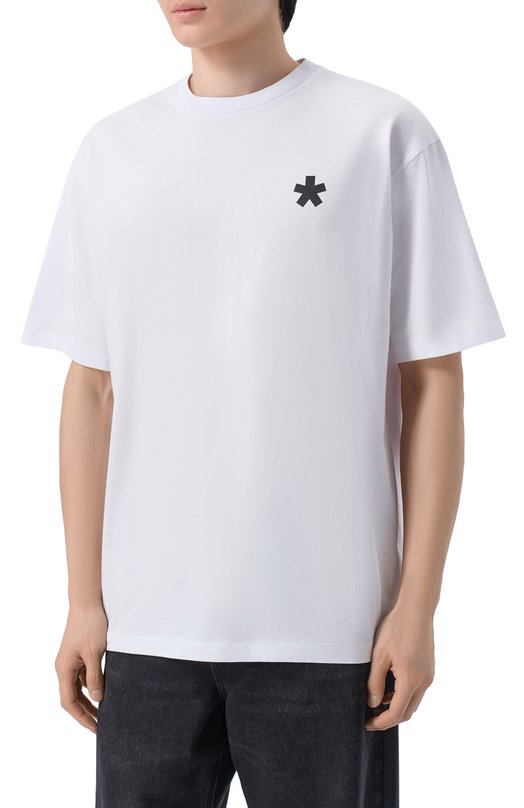 Хлопковая футболка Comme des Fuckdown CFABM01901 Белый  CFABM01901 Фото 3