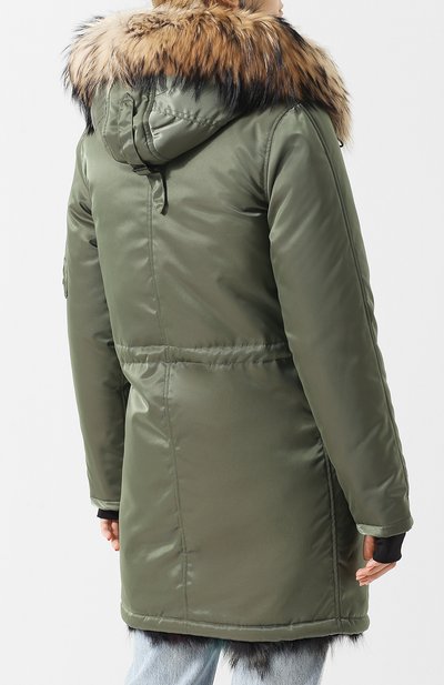 Парка с подстежкой из меха лисы с капюшоном SAM, арт. XW7040SDY, фото 4