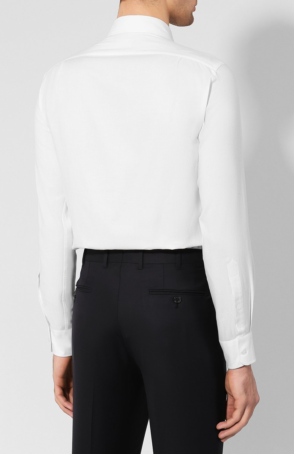 Хлопковая сорочка с воротником кент RALPH LAUREN, арт. 790708717, фото 4