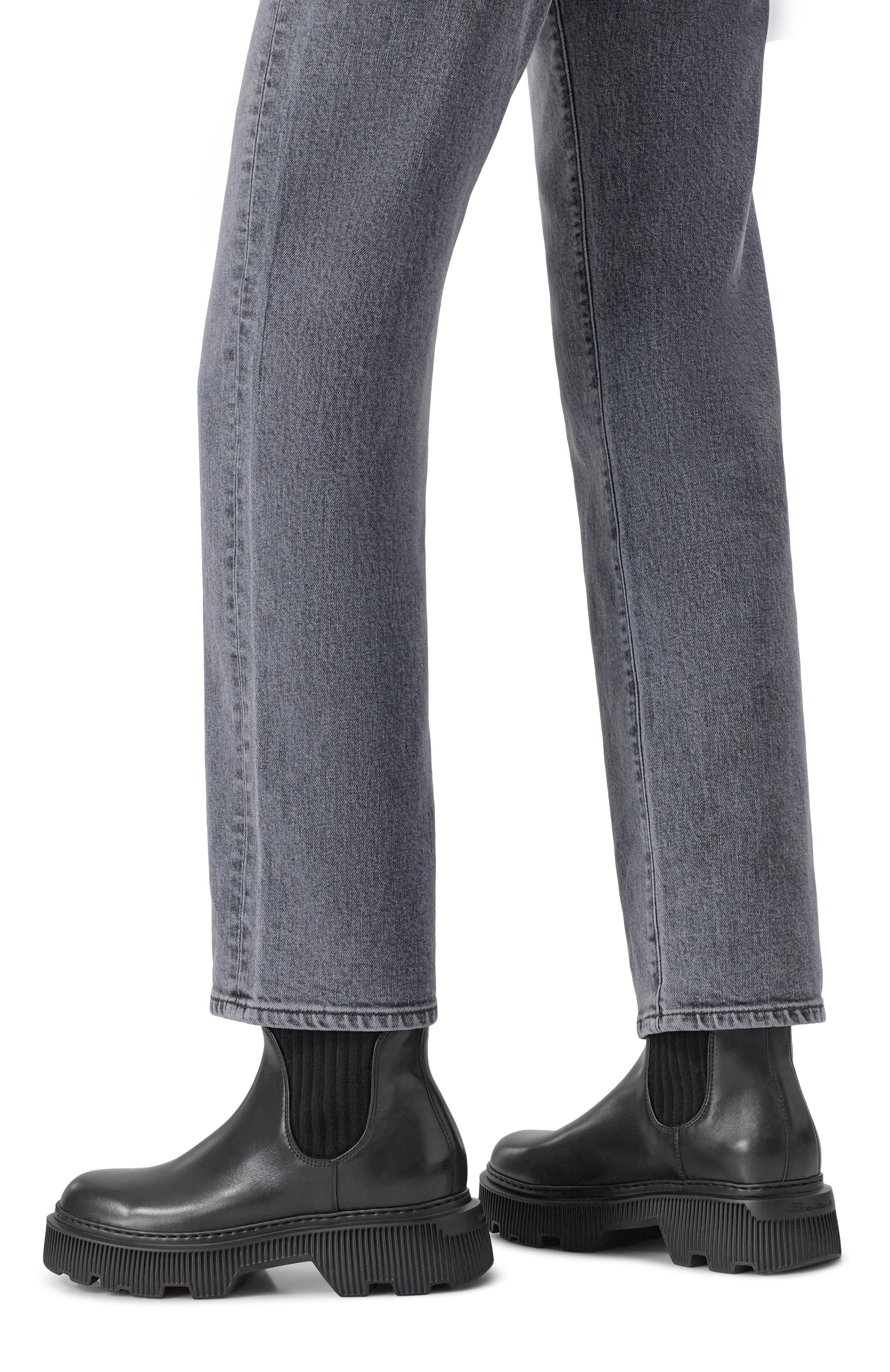 Кожаные челси SANTONI, арт. WTCG71705NERTDYL, фото 2