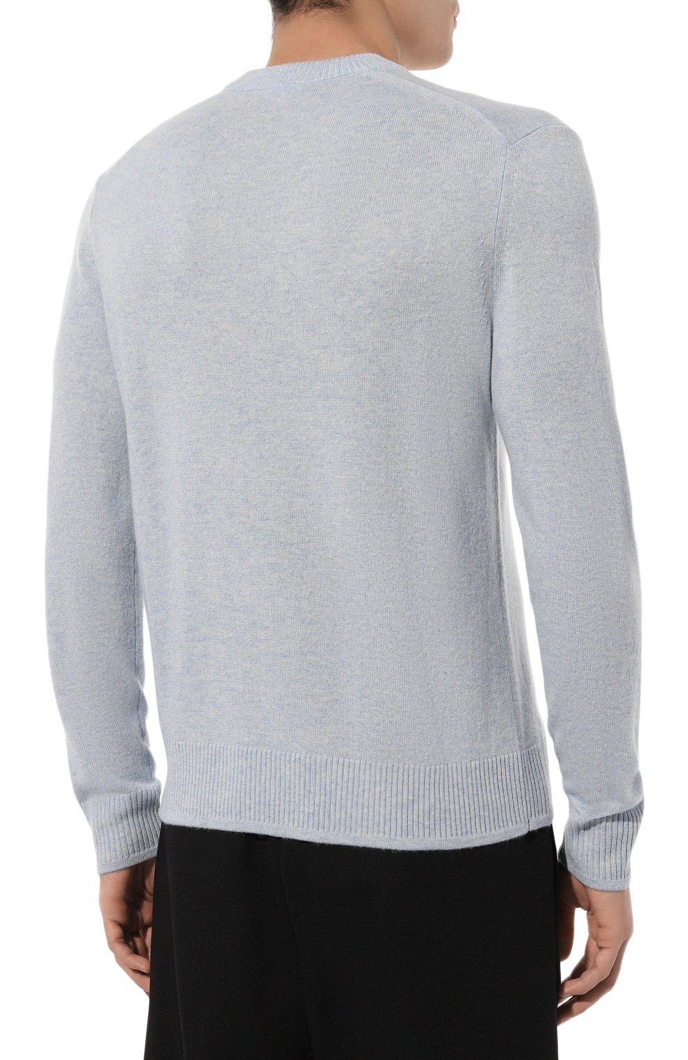 Кашемировый джемпер BOGNER голубого цвета по цене 62950 руб., арт. 88343804, фото 4 Кашемировый джемпер BOGNER, арт. 88343804, фото 4