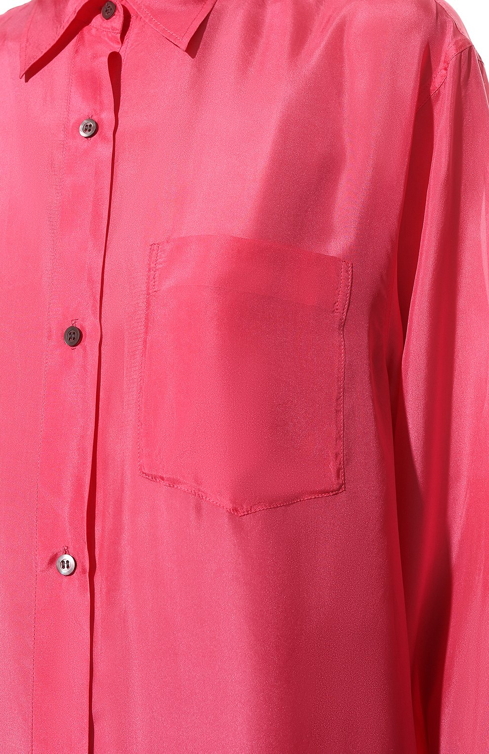 Шелковое платье DRIES VAN NOTEN фуксия цвета по цене 88400 руб., арт. 221-011033-4170, фото 5 Шелковое платье DRIES VAN NOTEN, арт. 221-011033-4170, фото 5