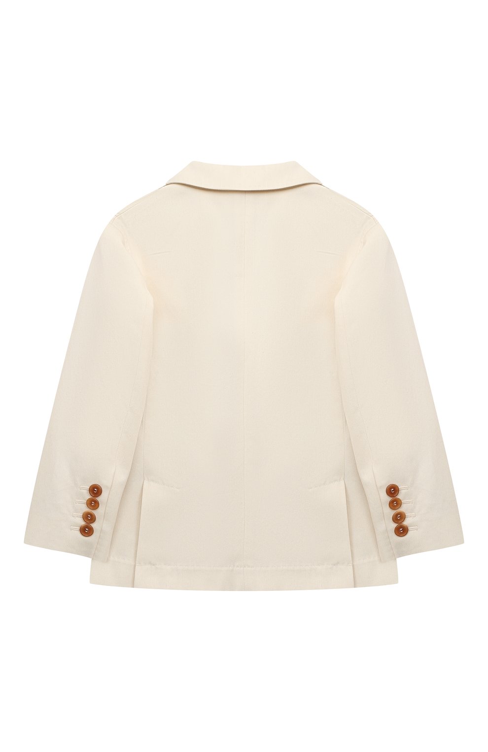 Хлопковый пиджак BRUNELLO CUCINELLI кремового цвета по цене 89950 руб., арт. BS443K726B, фото 2 Хлопковый пиджак BRUNELLO CUCINELLI, арт. BS443K726B, фото 2