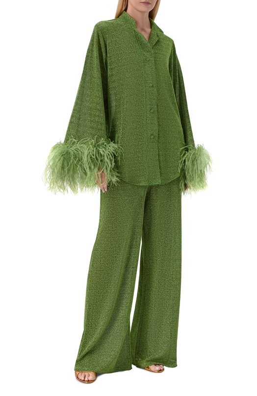 Брюки OSEREE LPF202/LUREX/SAND Зелёный  LPF202/LUREX/SAND Фото 2