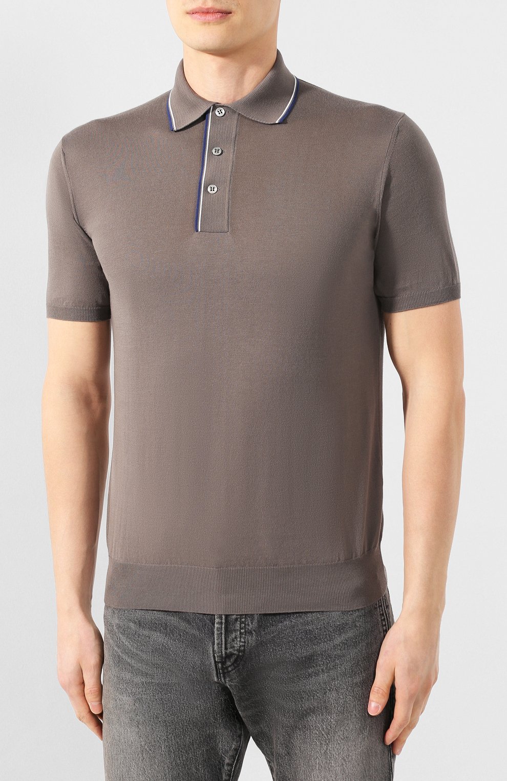 Хлопковое поло LORO PIANA, арт. FAL1504, фото 3