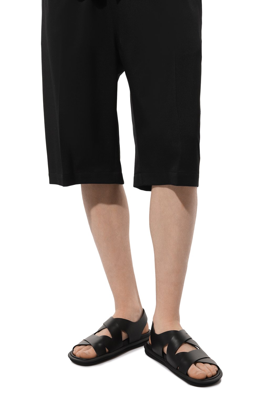 Кожаные сандалии GIORGIO ARMANI, арт. X2P092/XF731, фото 3