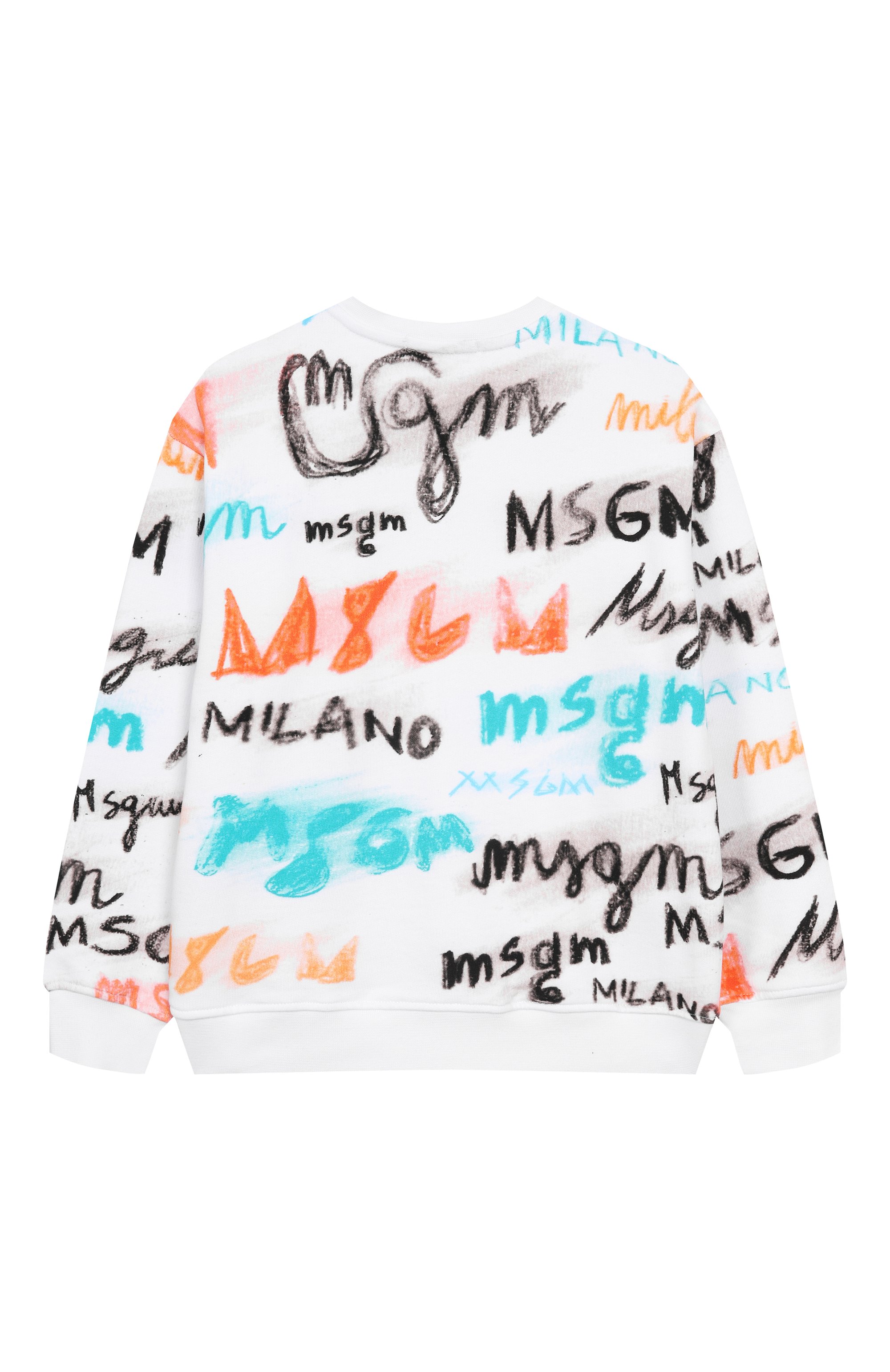 Хлопковый свитшот MSGM KIDS, арт. S5MSJBSW278, фото 2