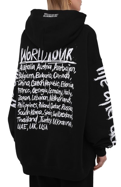 Хлопковое худи VETEMENTS, арт. UA52TR910W 1606/W, фото 4