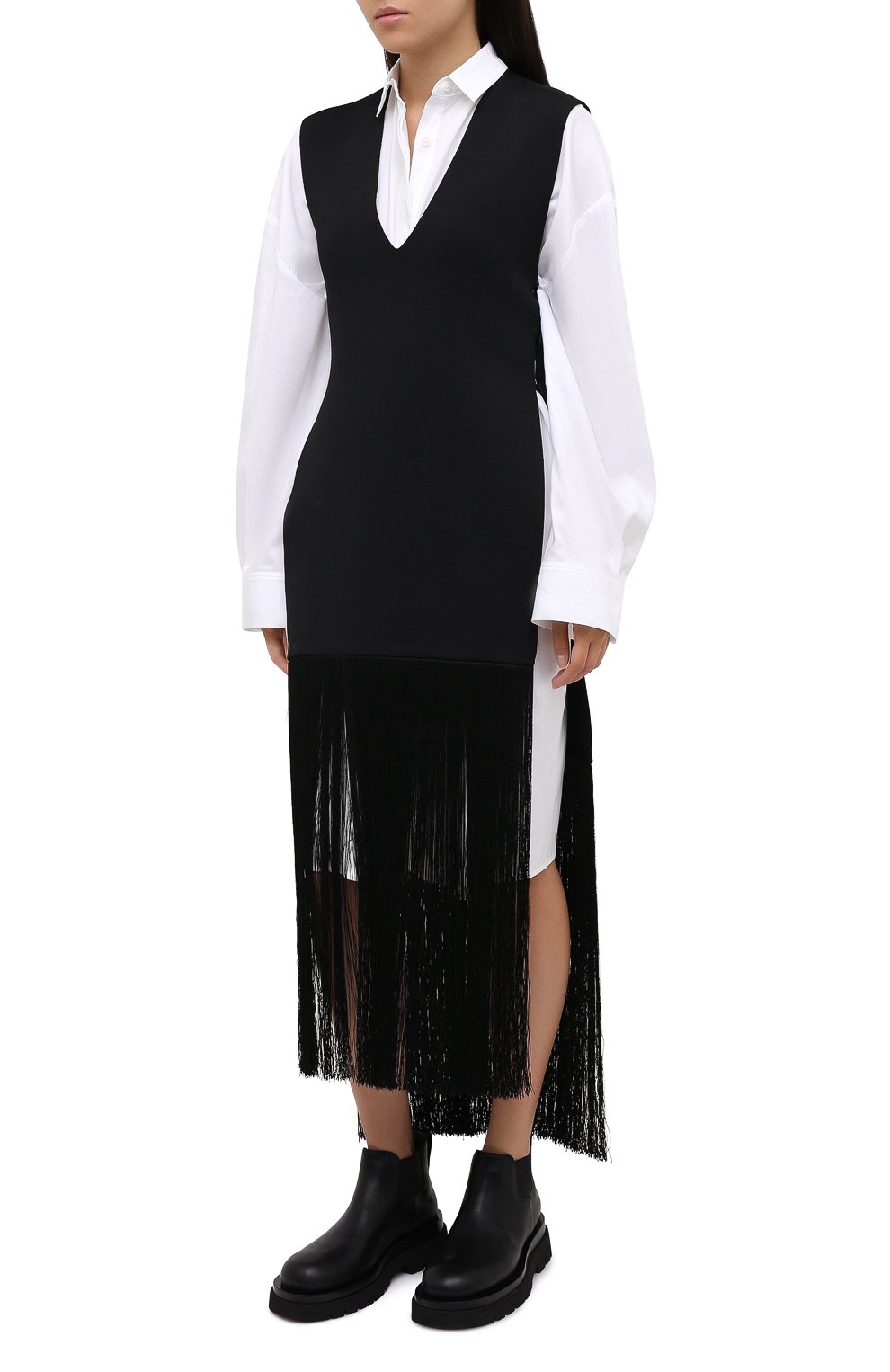 Жилет из вискозы BURBERRY черного цвета по цене 86150 руб., арт. 8032624, фото 3 Жилет из вискозы BURBERRY, арт. 8032624, фото 3