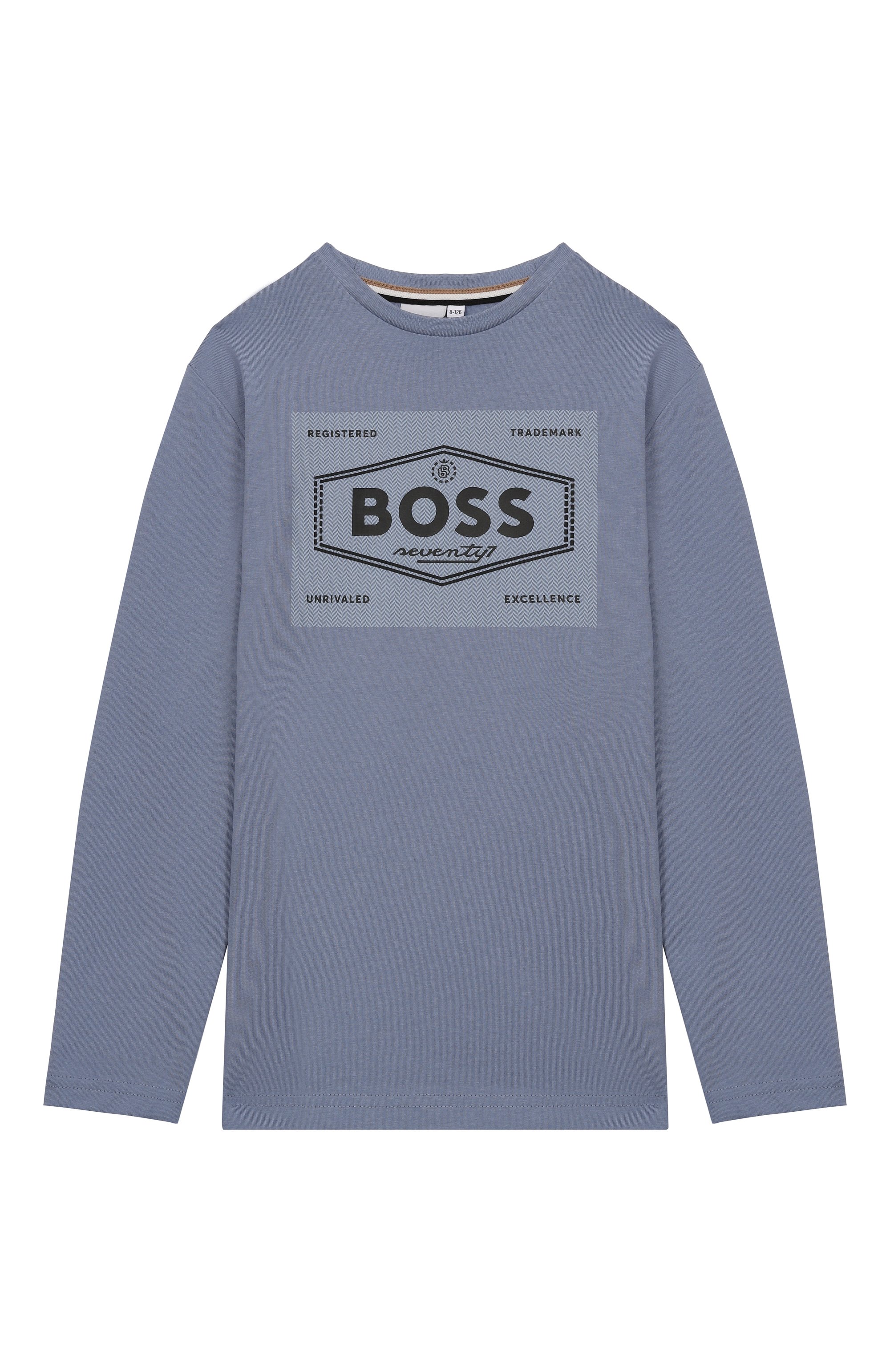 Хлопковый лонгслив BOSS, арт. J51221/6A-12A, фото 1