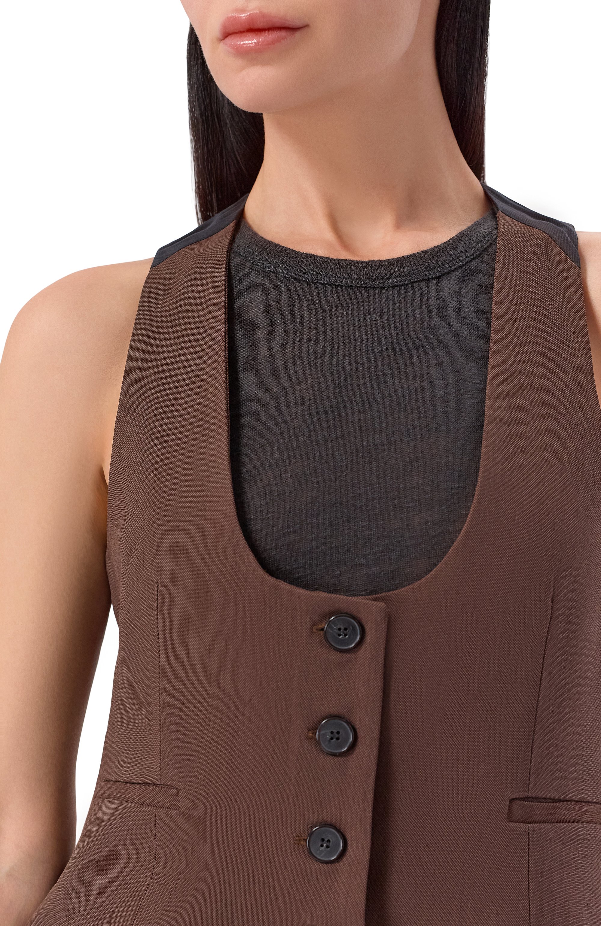 Жилет из вискозы и лиоцелла IRO, арт. WP16CALA, фото 5