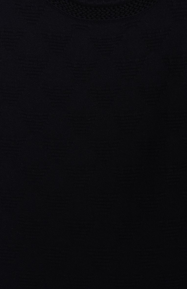 Детское платье из вискозы EMPORIO ARMANI темно-синего цвета, арт. EG000179/AF14111 | Фото 3 (Материал внешний: Вискоза; Рукава: Короткие; Девочки Кросс-КТ: Платье-одежда; Случай: Повседневный; Автоматизация состава: Проставлено; Автоматизация ТО: Проставлено; Ростовка одежда: 4 года | 104 см, 5 лет | 110 см, 6 лет | 116 см, 7 лет | 122 см, 8 лет | 128 см, 10 - 11 лет | 140 - 146см, 13 - 15 лет | 158 см, 16 лет | 164 см)