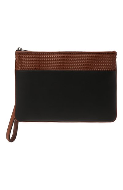 Кожаный клатч ZEGNA, арт. C1778P-LHPBD, фото 1