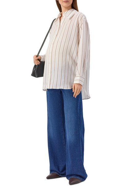 Джинсы PIETRO BRUNELLI синего цвета по цене 18000 руб., арт. JPR003/DE0119, фото 2 Джинсы PIETRO BRUNELLI, арт. JPR003/DE0119, фото 2