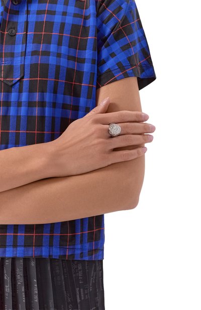 Кольцо MM6 серебряного цвета по цене 36050 руб., арт. SM7UQ0061/P6622, фото 2 Кольцо MM6, арт. SM7UQ0061/P6622, фото 2