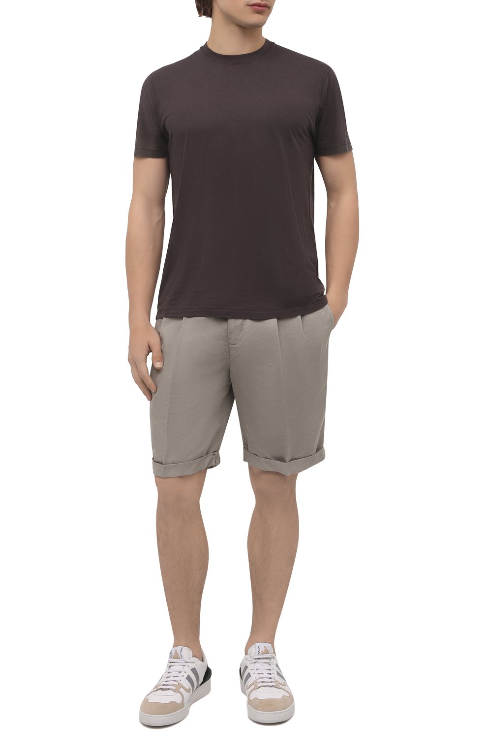 Шорты изо льна и хлопка BRUNELLO CUCINELLI, арт. M291DV0340, фото 2